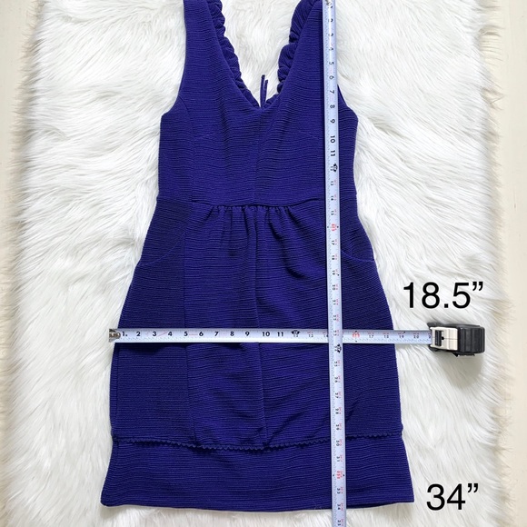 SOLD-Anthropologie Ruffled V Neck Pencil Dress - Picture 12 of 12